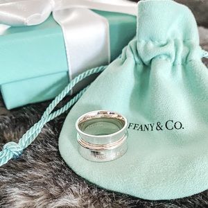 BRAND NEW Tiffany Co Wide Belt Concave Ring 1837 5.5